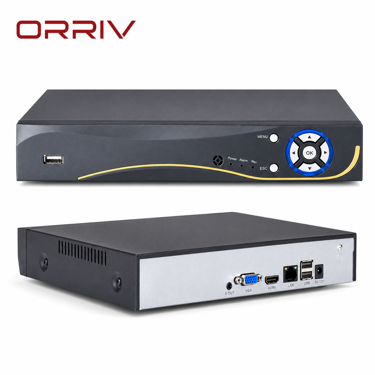 ORRIV OR-1010 10CH 4K 8MP DESTEKLİ NVR KAYIT CİHAZI